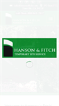 Mobile Screenshot of hansonfitch.com
